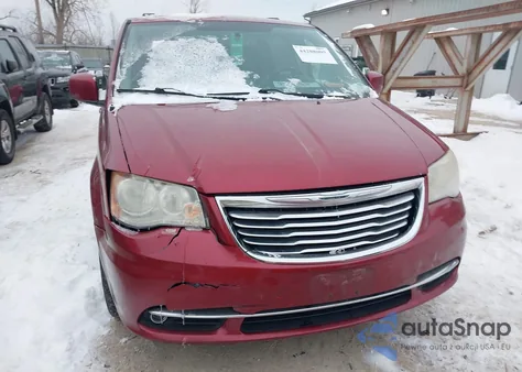 2013 Chrysler Town & Country Touring из США, поврежденный, VIN 2C4RC1BG9DR564109